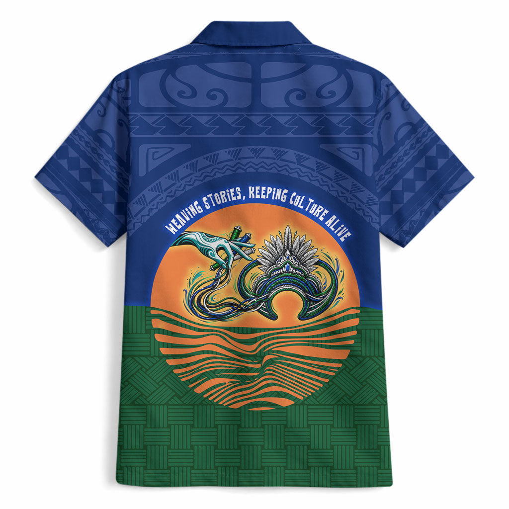Torres Strait Islanders Day Traditional Dhari Headdress Hawaiian Shirt Indigenous Australian Tribal Weaving Pattern Culture