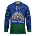 Torres Strait Islanders Day Traditional Dhari Headdress Hockey Jersey Indigenous Australian Tribal Weaving Pattern Culture