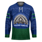 Torres Strait Islanders Day Traditional Dhari Headdress Hockey Jersey Indigenous Australian Tribal Weaving Pattern Culture