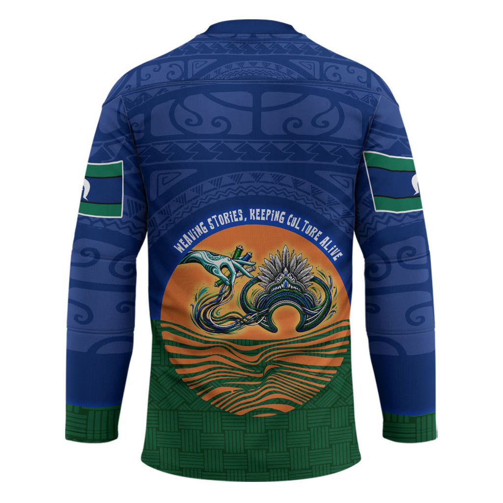 Torres Strait Islanders Day Traditional Dhari Headdress Hockey Jersey Indigenous Australian Tribal Weaving Pattern Culture