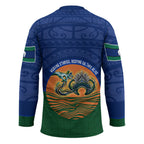 Torres Strait Islanders Day Traditional Dhari Headdress Hockey Jersey Indigenous Australian Tribal Weaving Pattern Culture