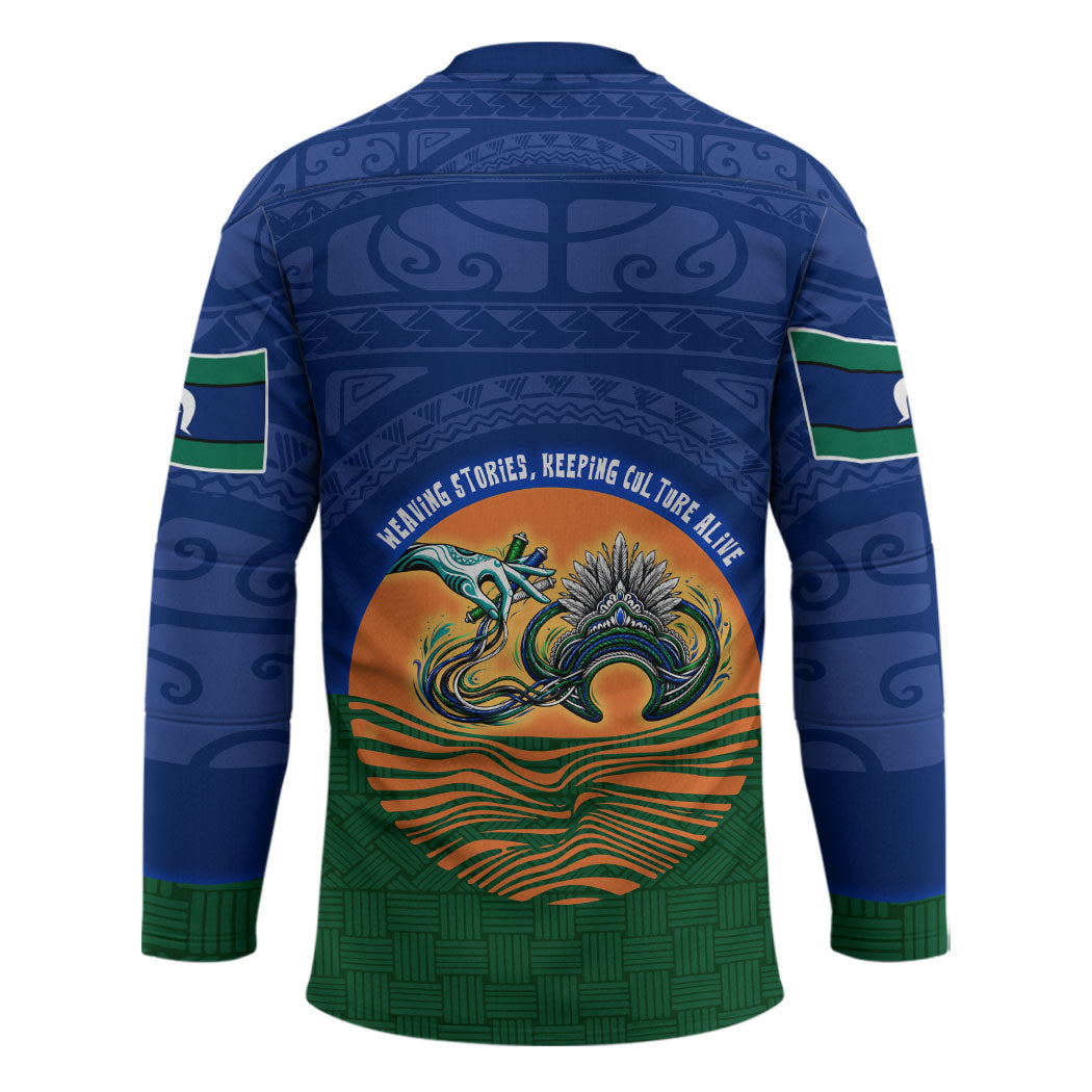 Torres Strait Islanders Day Traditional Dhari Headdress Hockey Jersey Indigenous Australian Tribal Weaving Pattern Culture