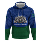 Torres Strait Islanders Day Traditional Dhari Headdress Hoodie Indigenous Australian Tribal Weaving Pattern Culture