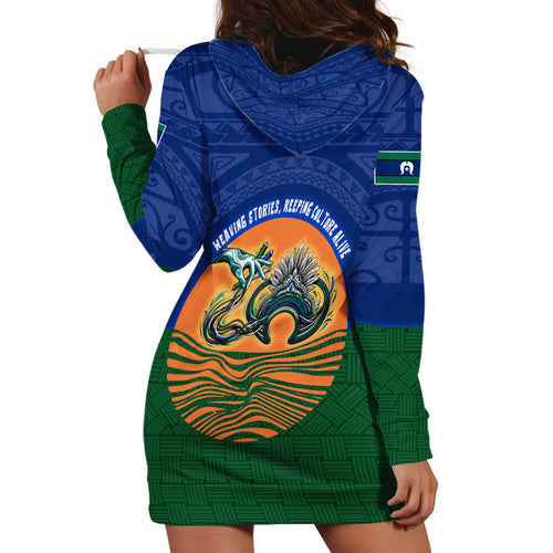 Torres Strait Islanders Day Traditional Dhari Headdress Hoodie Dress Indigenous Australian Tribal Weaving Pattern Culture