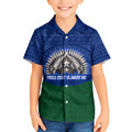 Torres Strait Islanders Day Traditional Dhari Headdress Kid Hawaiian Shirt Indigenous Australian Tribal Weaving Pattern Culture