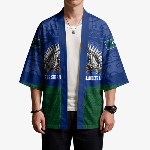 Torres Strait Islanders Day Traditional Dhari Headdress Kimono Indigenous Australian Tribal Weaving Pattern Culture