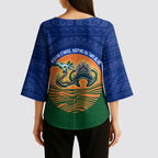 Torres Strait Islanders Day Traditional Dhari Headdress Kimono Sleeve Blouse Indigenous Australian Tribal Weaving Pattern Culture