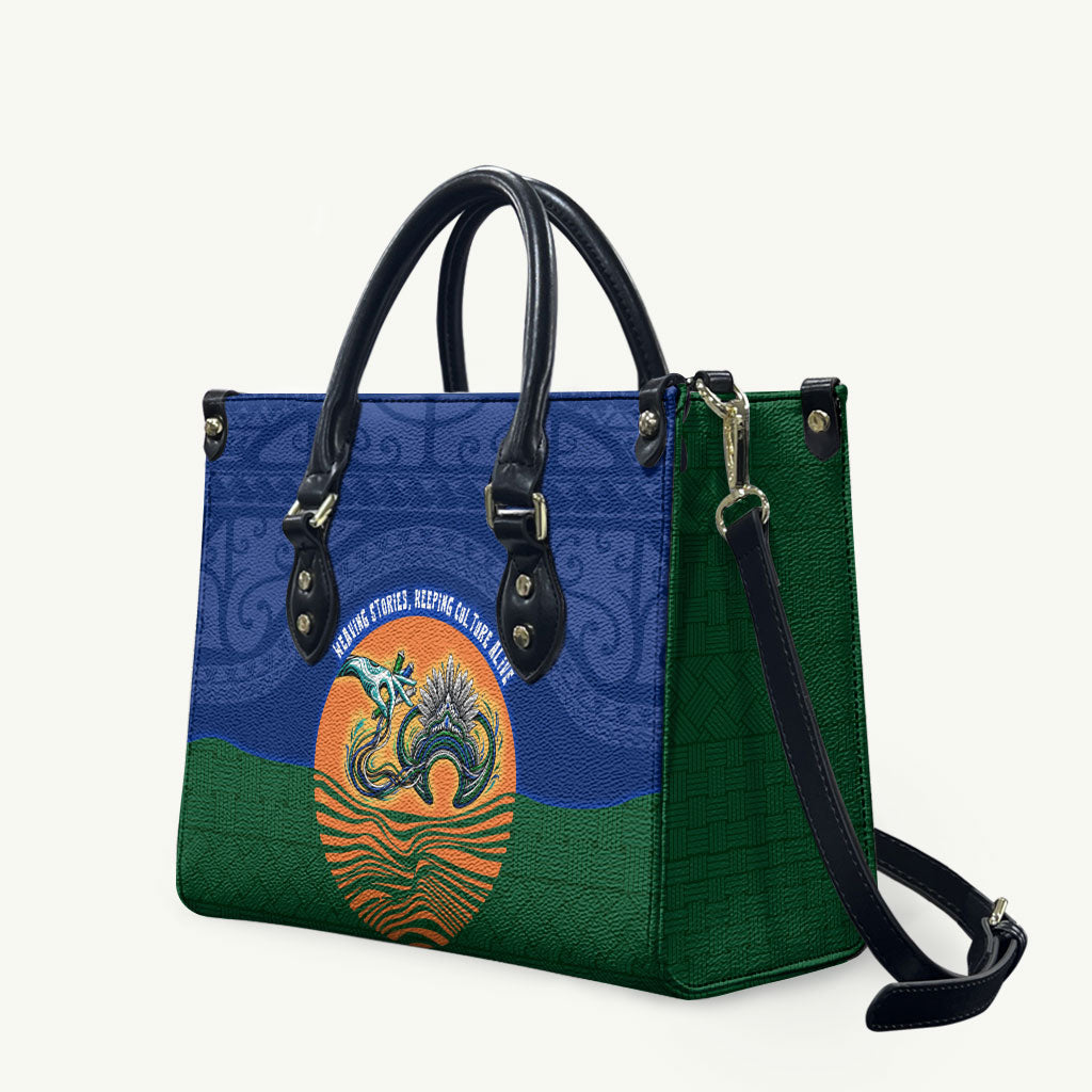 Torres Strait Islanders Day Traditional Dhari Headdress Leather Bag Indigenous Australian Tribal Weaving Pattern Culture