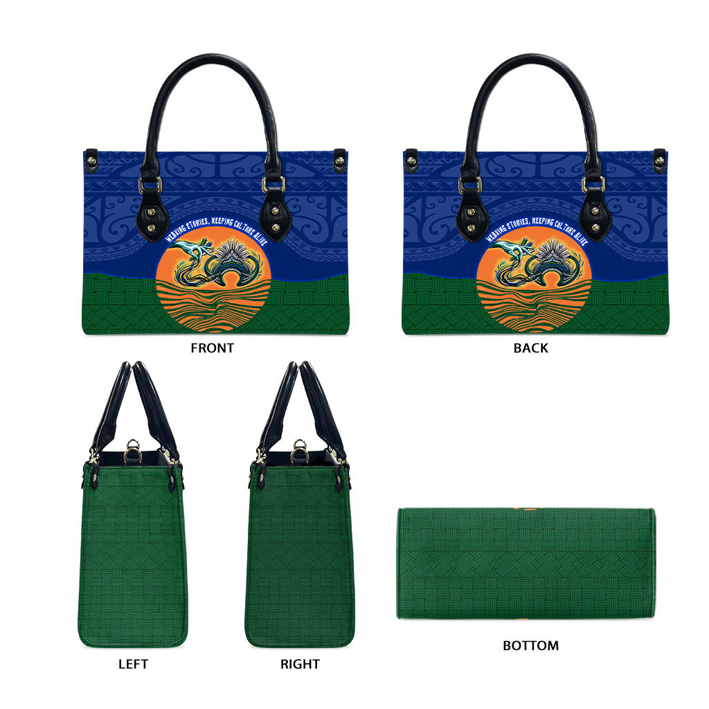 Torres Strait Islanders Day Traditional Dhari Headdress Leather Bag Indigenous Australian Tribal Weaving Pattern Culture