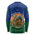 Torres Strait Islanders Day Traditional Dhari Headdress Long Sleeve Shirt Indigenous Australian Tribal Weaving Pattern Culture