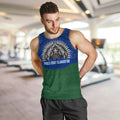 Torres Strait Islanders Day Traditional Dhari Headdress Men Tank Top Indigenous Australian Tribal Weaving Pattern Culture