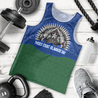 Torres Strait Islanders Day Traditional Dhari Headdress Men Tank Top Indigenous Australian Tribal Weaving Pattern Culture
