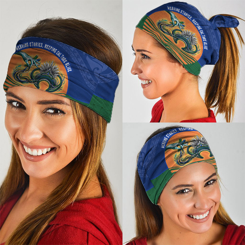 Torres Strait Islanders Day Traditional Dhari Headdress Neck Gaiter Indigenous Australian Tribal Weaving Pattern Culture