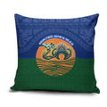 Torres Strait Islanders Day Traditional Dhari Headdress Pillow Cover Indigenous Australian Tribal Weaving Pattern Culture