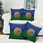 Torres Strait Islanders Day Traditional Dhari Headdress Pillow Cover Indigenous Australian Tribal Weaving Pattern Culture