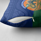 Torres Strait Islanders Day Traditional Dhari Headdress Pillow Cover Indigenous Australian Tribal Weaving Pattern Culture