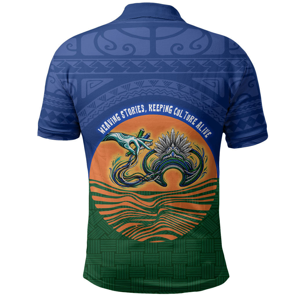 Torres Strait Islanders Day Traditional Dhari Headdress Polo Shirt Indigenous Australian Tribal Weaving Pattern Culture