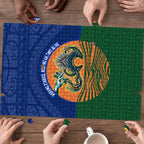 Torres Strait Islanders Day Traditional Dhari Headdress Puzzle Indigenous Australian Tribal Weaving Pattern Culture