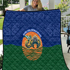 Torres Strait Islanders Day Traditional Dhari Headdress Quilt Indigenous Australian Tribal Weaving Pattern Culture