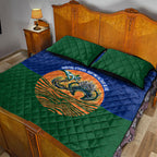 Torres Strait Islanders Day Traditional Dhari Headdress Quilt Bed Set Indigenous Australian Tribal Weaving Pattern Culture