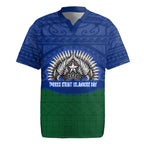 Torres Strait Islanders Day Traditional Dhari Headdress Rugby Jersey Indigenous Australian Tribal Weaving Pattern Culture