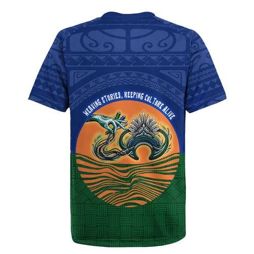 Torres Strait Islanders Day Traditional Dhari Headdress Rugby Jersey Indigenous Australian Tribal Weaving Pattern Culture