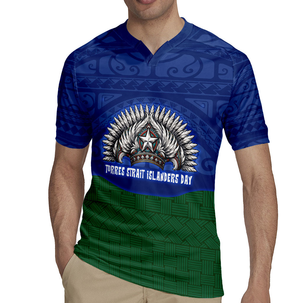 Torres Strait Islanders Day Traditional Dhari Headdress Rugby Jersey Indigenous Australian Tribal Weaving Pattern Culture