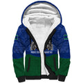 Torres Strait Islanders Day Traditional Dhari Headdress Sherpa Hoodie Indigenous Australian Tribal Weaving Pattern Culture