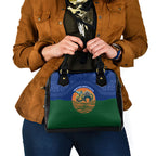 Torres Strait Islanders Day Traditional Dhari Headdress Shoulder Handbag Indigenous Australian Tribal Weaving Pattern Culture