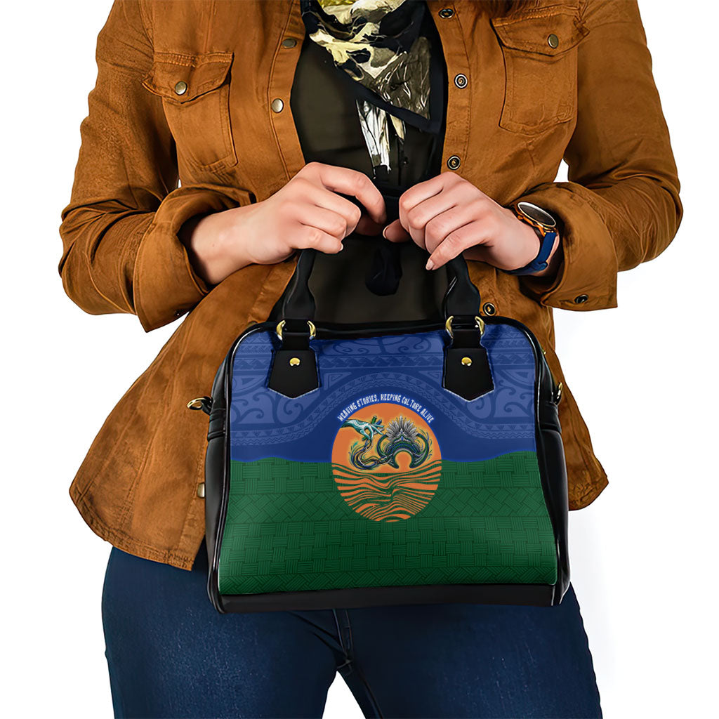 Torres Strait Islanders Day Traditional Dhari Headdress Shoulder Handbag Indigenous Australian Tribal Weaving Pattern Culture