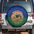 Torres Strait Islanders Day Traditional Dhari Headdress Spare Tire Cover Indigenous Australian Tribal Weaving Pattern Culture