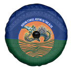 Torres Strait Islanders Day Traditional Dhari Headdress Spare Tire Cover Indigenous Australian Tribal Weaving Pattern Culture