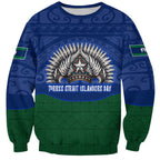 Torres Strait Islanders Day Traditional Dhari Headdress Sweatshirt Indigenous Australian Tribal Weaving Pattern Culture