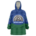 Torres Strait Islanders Day Traditional Dhari Headdress Wearable Blanket Hoodie Indigenous Australian Tribal Weaving Pattern Culture
