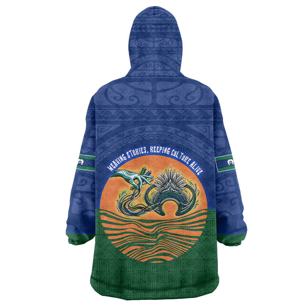 Torres Strait Islanders Day Traditional Dhari Headdress Wearable Blanket Hoodie Indigenous Australian Tribal Weaving Pattern Culture