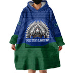 Torres Strait Islanders Day Traditional Dhari Headdress Wearable Blanket Hoodie Indigenous Australian Tribal Weaving Pattern Culture