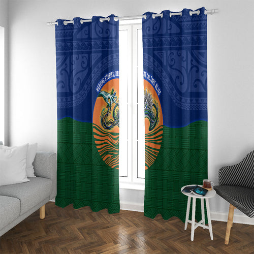 Torres Strait Islanders Day Traditional Dhari Headdress Window Curtain Indigenous Australian Tribal Weaving Pattern Culture