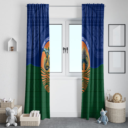 Torres Strait Islanders Day Traditional Dhari Headdress Window Curtain Indigenous Australian Tribal Weaving Pattern Culture
