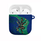 Torres Strait Islanders Fiery Wind Dance Drum AirPods Case Indigenous Australian Tribal Warrior Musical Culture Art