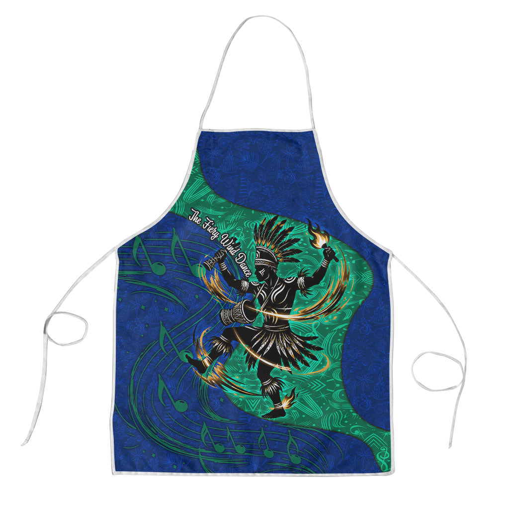 Torres Strait Islanders Fiery Wind Dance Drum Apron Indigenous Australian Tribal Warrior Musical Culture Art
