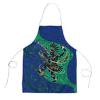 Torres Strait Islanders Fiery Wind Dance Drum Apron Indigenous Australian Tribal Warrior Musical Culture Art