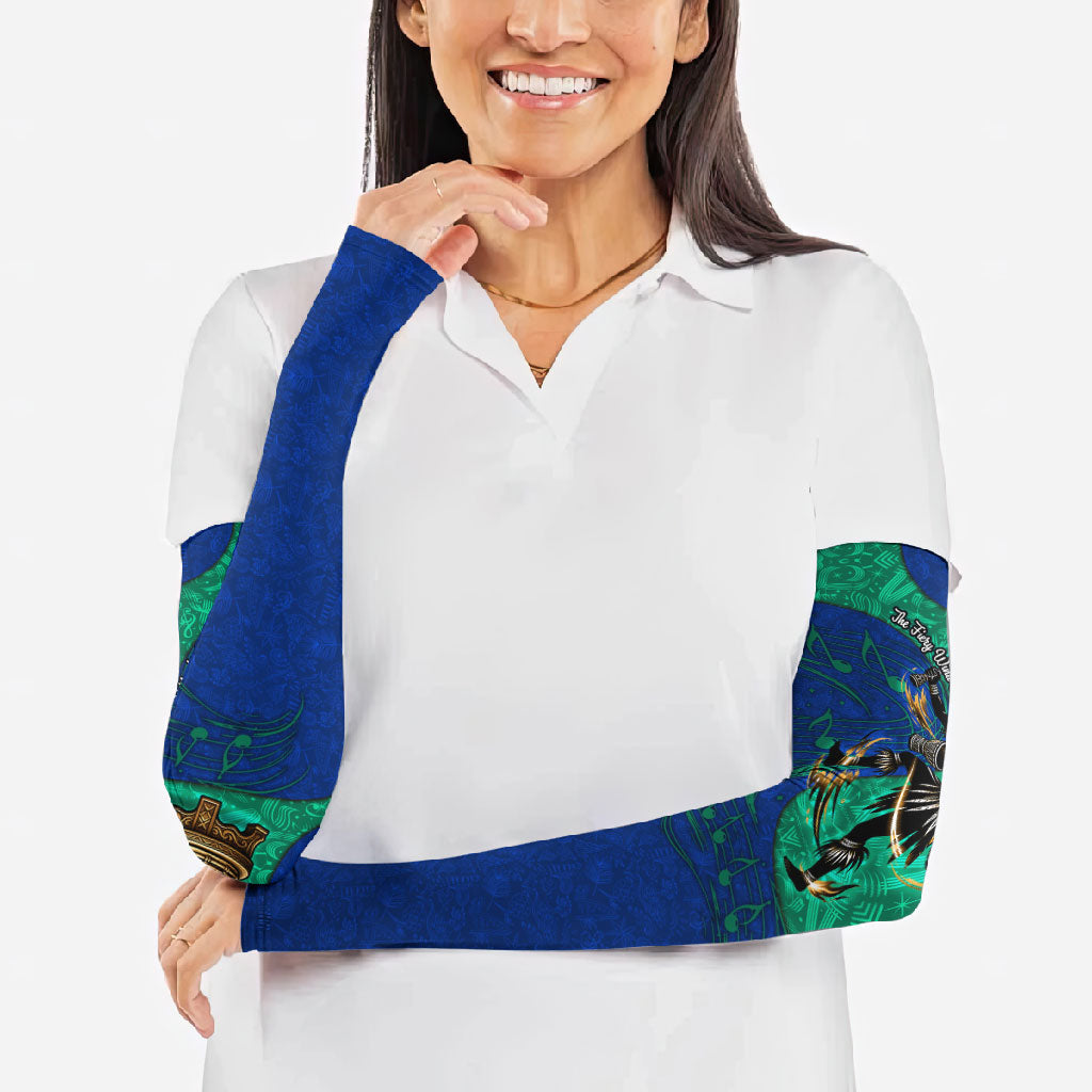 Torres Strait Islanders Fiery Wind Dance Drum Arm Sleeves Indigenous Australian Tribal Warrior Musical Culture Art