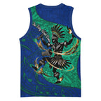 Torres Strait Islanders Fiery Wind Dance Drum Basketball Jersey Indigenous Australian Tribal Warrior Musical Culture Art