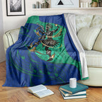Torres Strait Islanders Fiery Wind Dance Drum Blanket Indigenous Australian Tribal Warrior Musical Culture Art