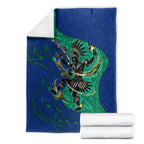 Torres Strait Islanders Fiery Wind Dance Drum Blanket Indigenous Australian Tribal Warrior Musical Culture Art