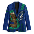 Torres Strait Islanders Fiery Wind Dance Drum Blazer Indigenous Australian Tribal Warrior Musical Culture Art