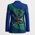 Torres Strait Islanders Fiery Wind Dance Drum Blazer Indigenous Australian Tribal Warrior Musical Culture Art