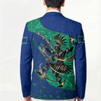 Torres Strait Islanders Fiery Wind Dance Drum Blazer Indigenous Australian Tribal Warrior Musical Culture Art