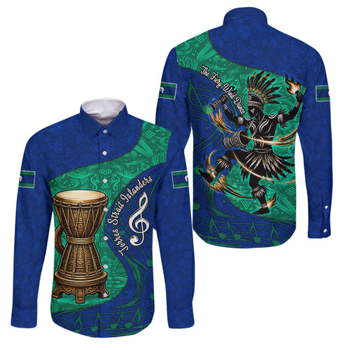 Torres Strait Islanders Fiery Wind Dance Drum Family Matching Short Sleeve Bodycon Dress and Hawaiian Shirt Indigenous Australian Tribal Warrior Musical Culture Art