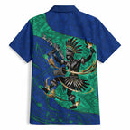 Torres Strait Islanders Fiery Wind Dance Drum Hawaiian Shirt Indigenous Australian Tribal Warrior Musical Culture Art